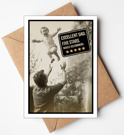 Funny Fathers Day Cards | Free Display Stand | Made in US