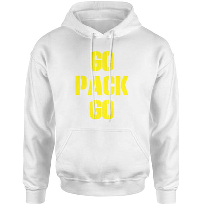 Go Pack Go Green Bay Adult Hoodie Sweatshirt