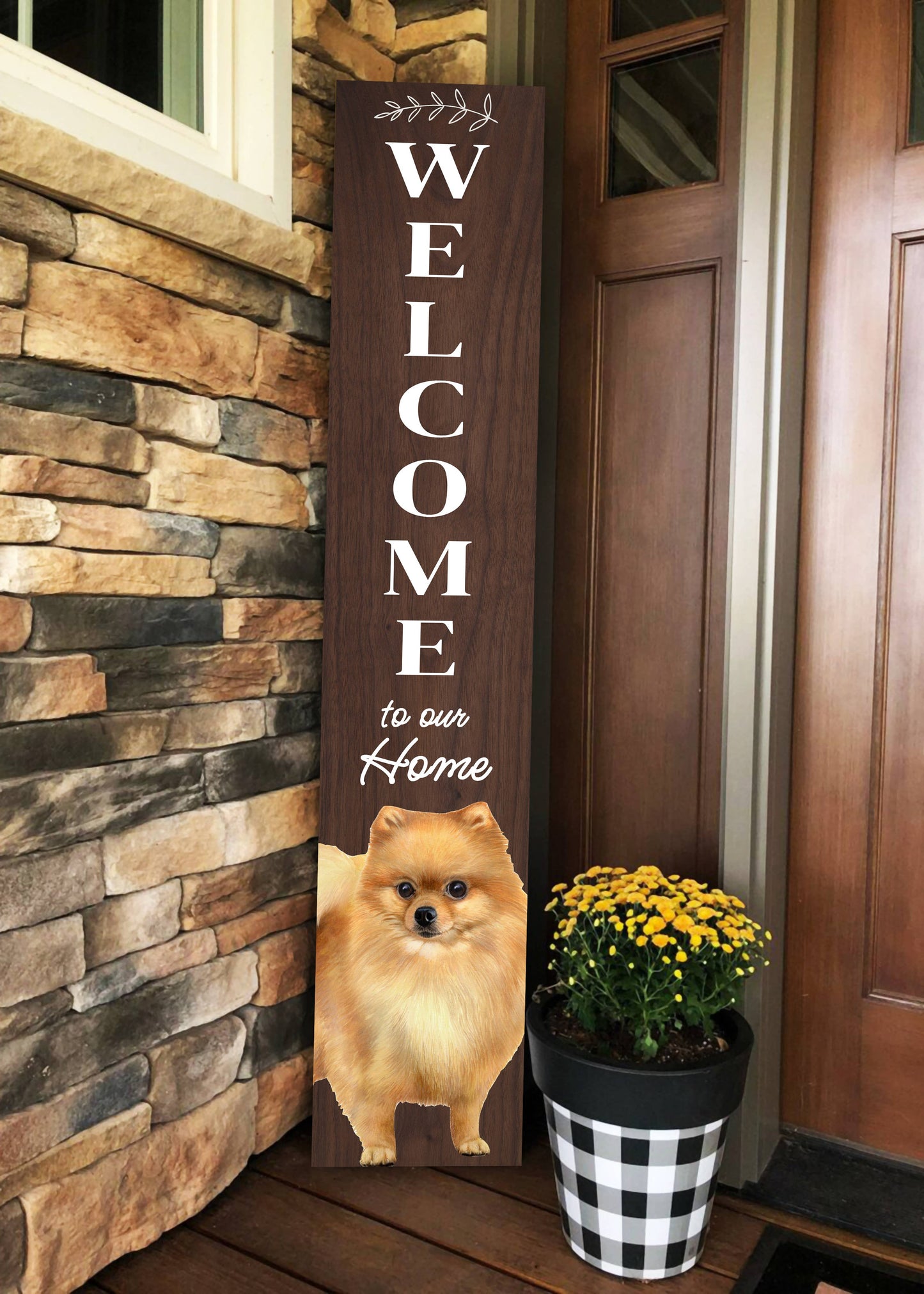 Pomeranian Welcome sign