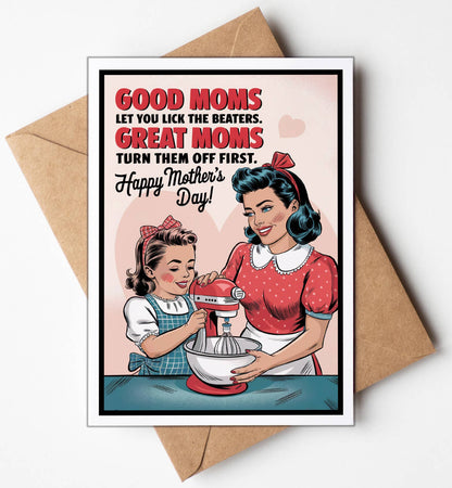 Funny Mothers Day Cards w/Display Easel | Mothers Day Gifts