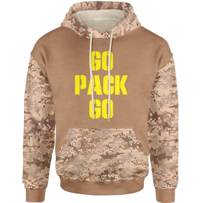 Go Pack Go Green Bay Adult Hoodie Sweatshirt