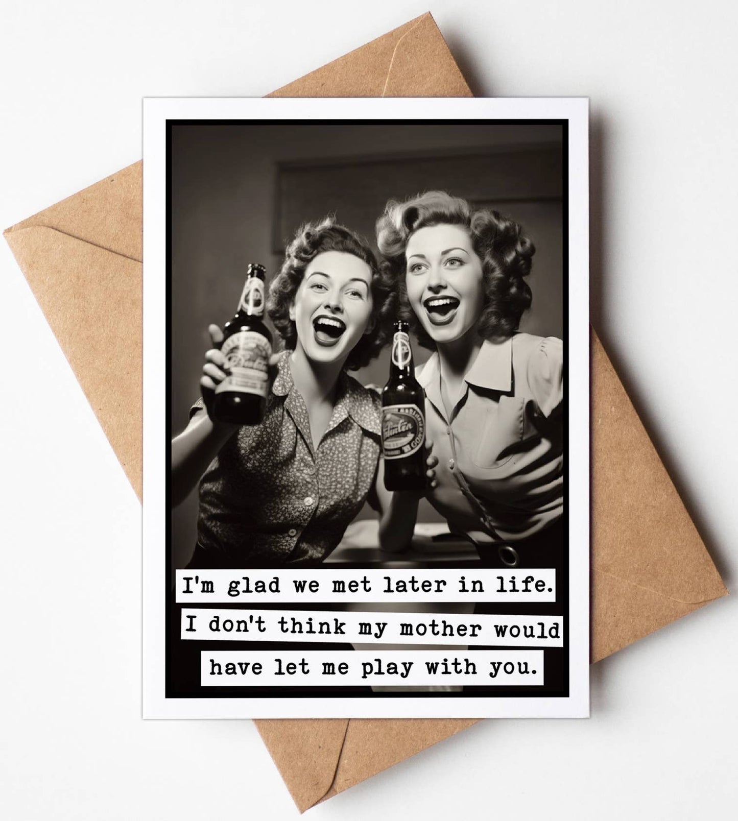 Funny Birthday Greeting Cards with Display (Blank Inside)