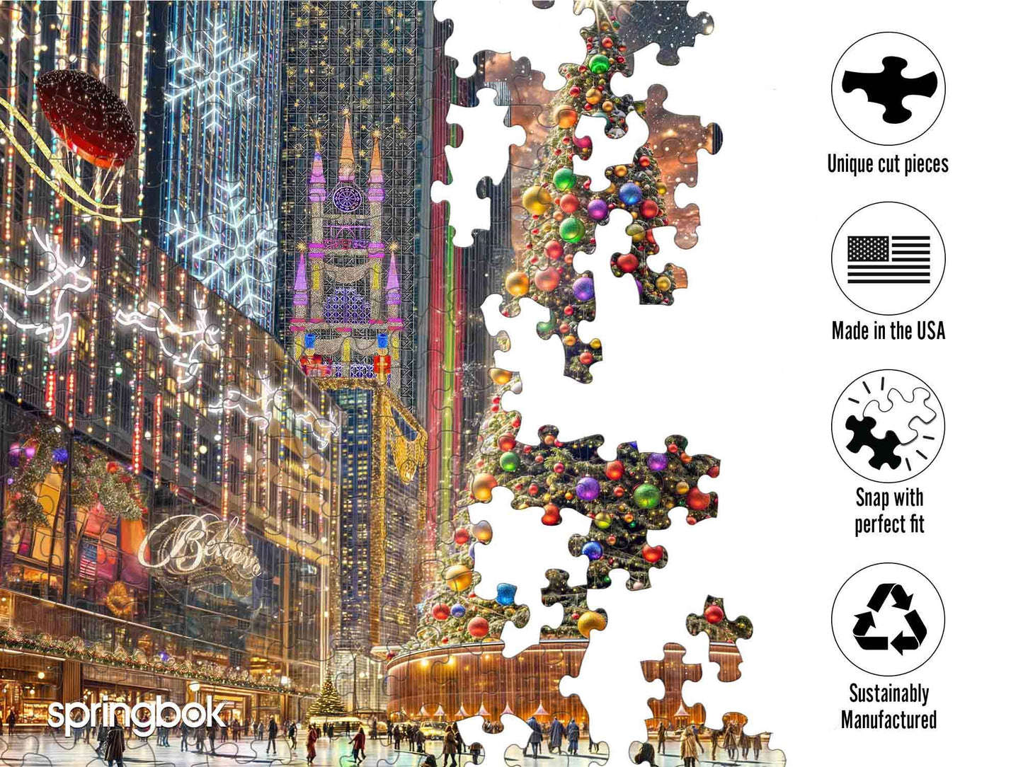 Christmas in the City 1000 Piece Jigsaw Puzzle