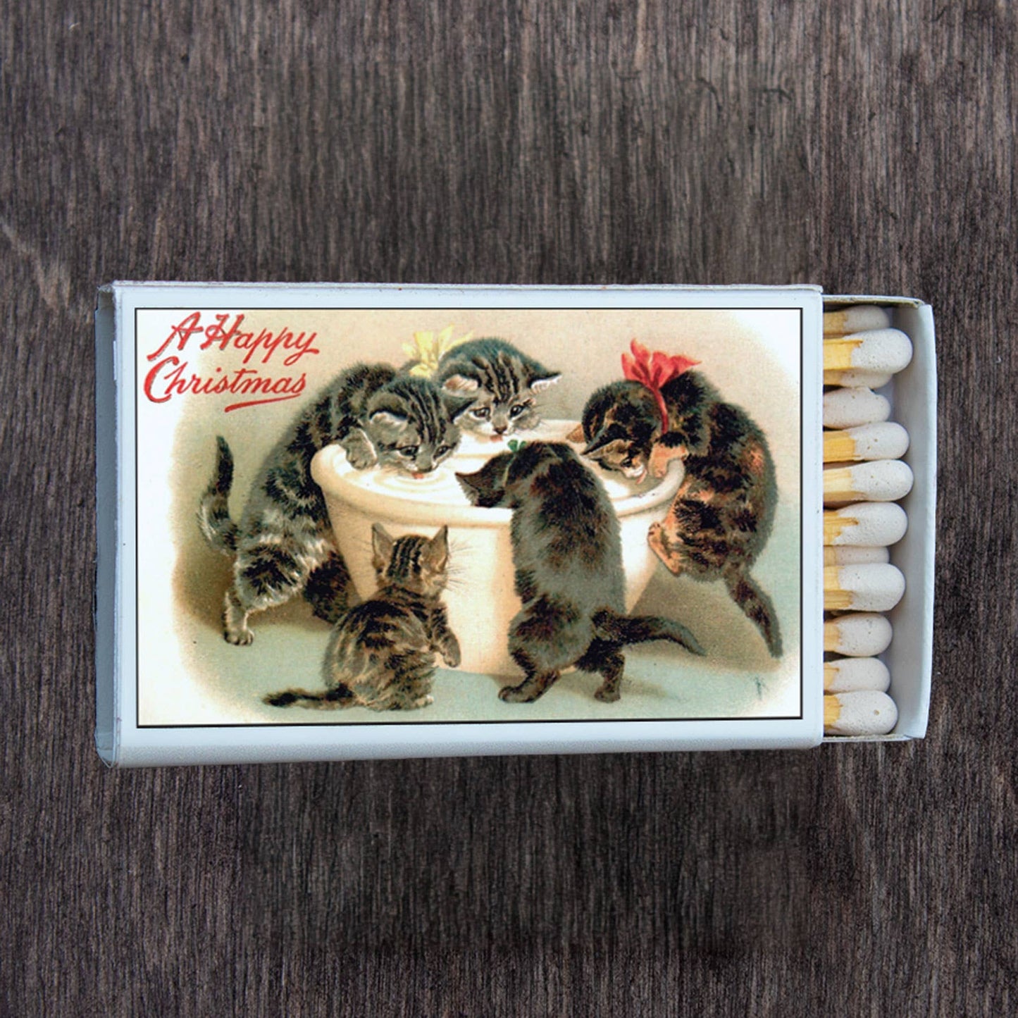 Matches • Christmas Kittens • Home Decor for Candles