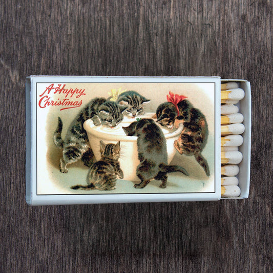 Matches • Christmas Kittens • Home Decor for Candles