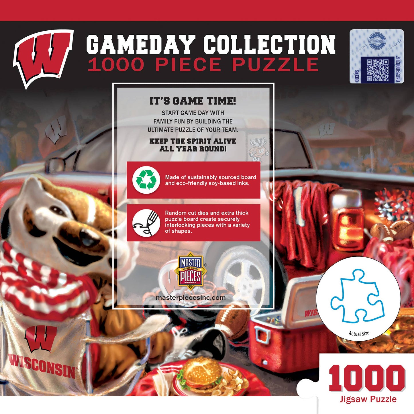 Wisconsin Badgers - Gameday 1000 Piece Puzzle