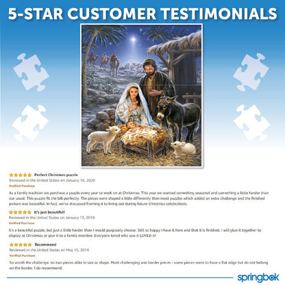 Savior is Born 1000 Piece Jigsaw Puzzle