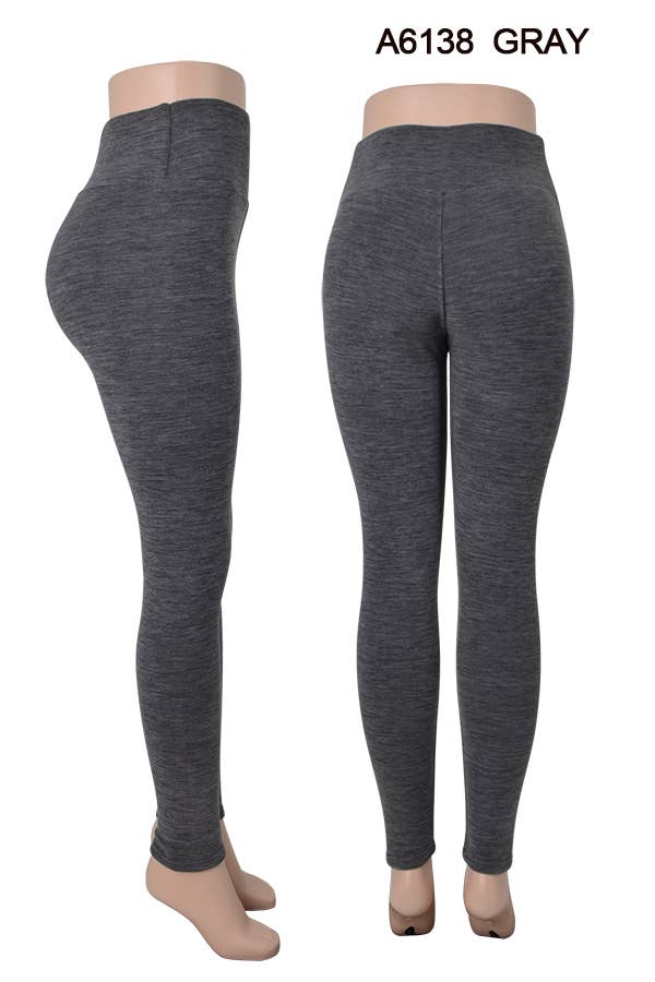 A6138 WINTER LEGGINGS THICKER FLEECE INSIDE 12PCS/PACK