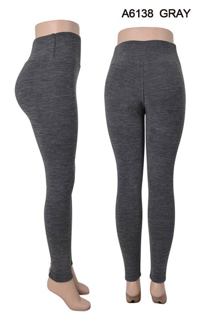 A6138 WINTER LEGGINGS THICKER FLEECE INSIDE 12PCS/PACK
