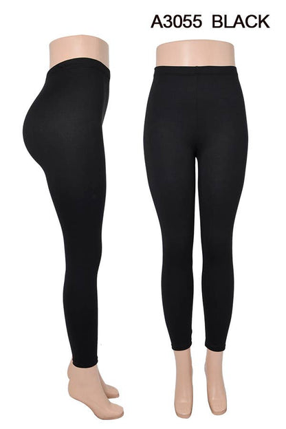 A3055 YOGA SPORTS LEGGINGS MILK SILK MIXED SIZES 12PCS/PACK
