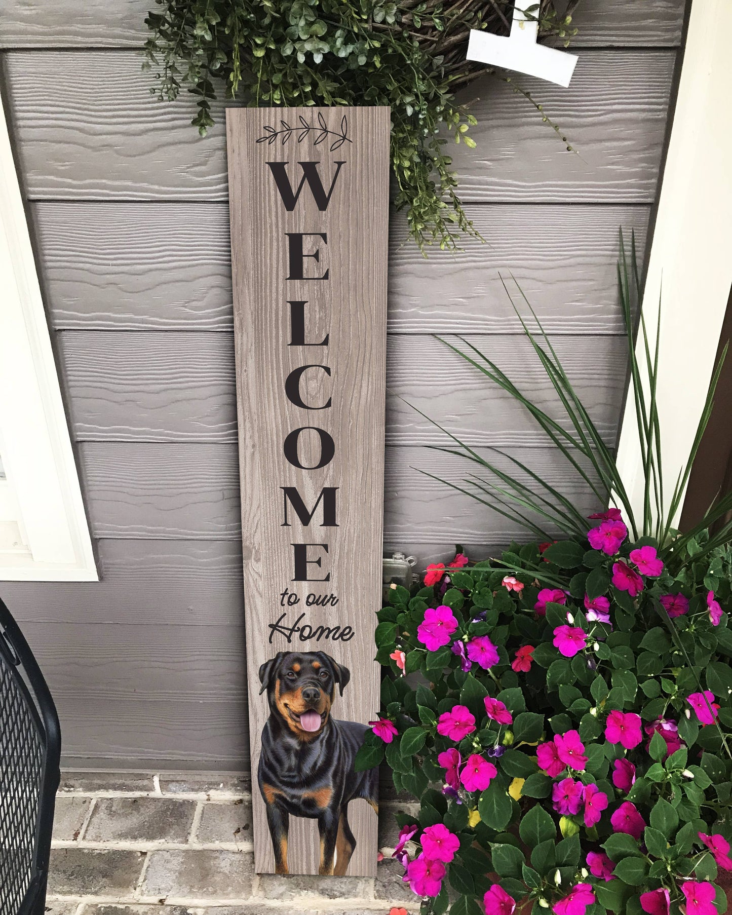 Rottweiler Welcome sign