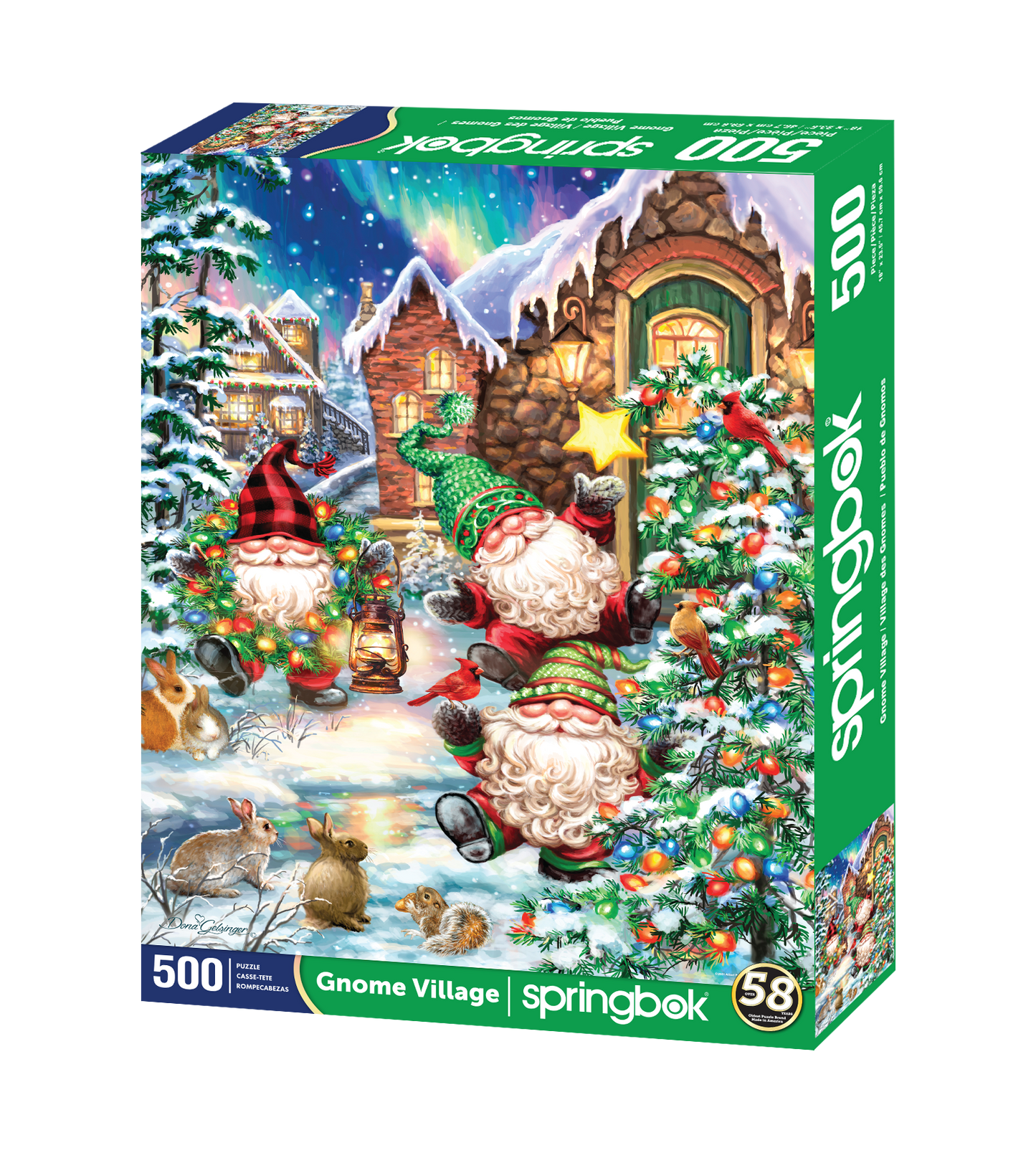 Gnome Village 500 Piece Jigsaw Puzzle