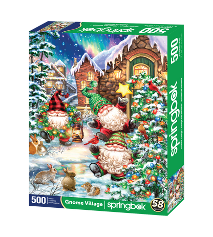 Gnome Village 500 Piece Jigsaw Puzzle
