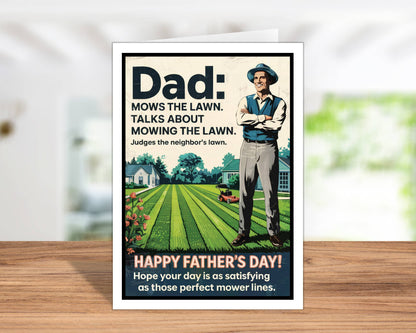 Funny Fathers Day Card | Free Display Stand | Made in USA