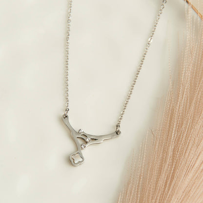 Sale - Hypoallergenic Stainless Steel Dainty Mop Necklace