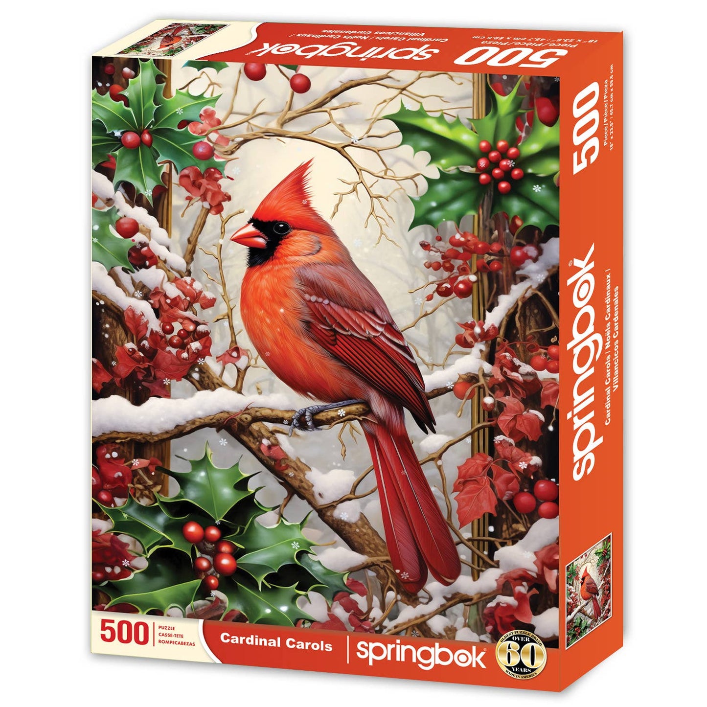 Cardinal Carols 500 Piece  Jigsaw Puzzle