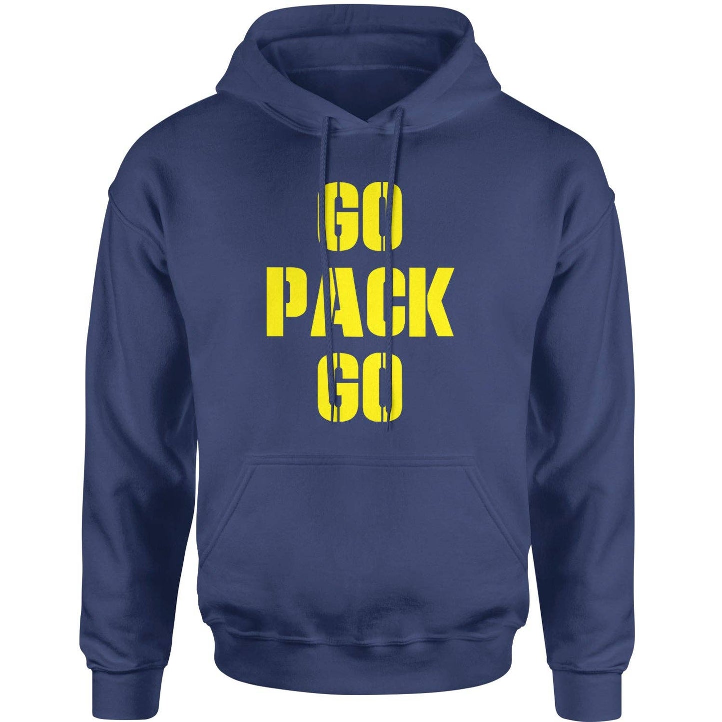 Go Pack Go Green Bay Adult Hoodie Sweatshirt