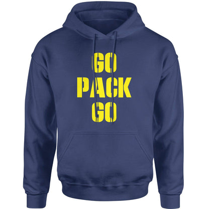 Go Pack Go Green Bay Adult Hoodie Sweatshirt