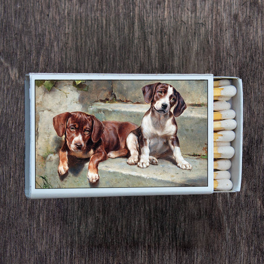 Matches • Puppies • Home Decor for Candles and Incense
