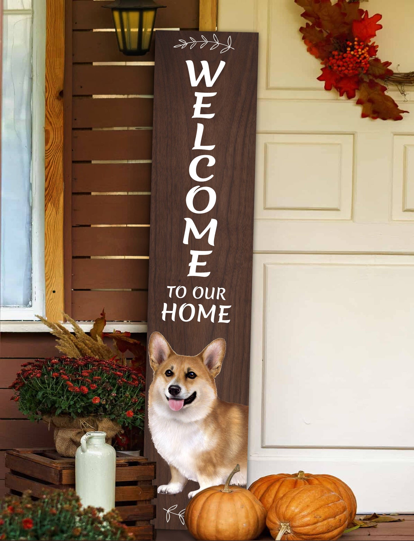 Welsh Corgi Welcome sign