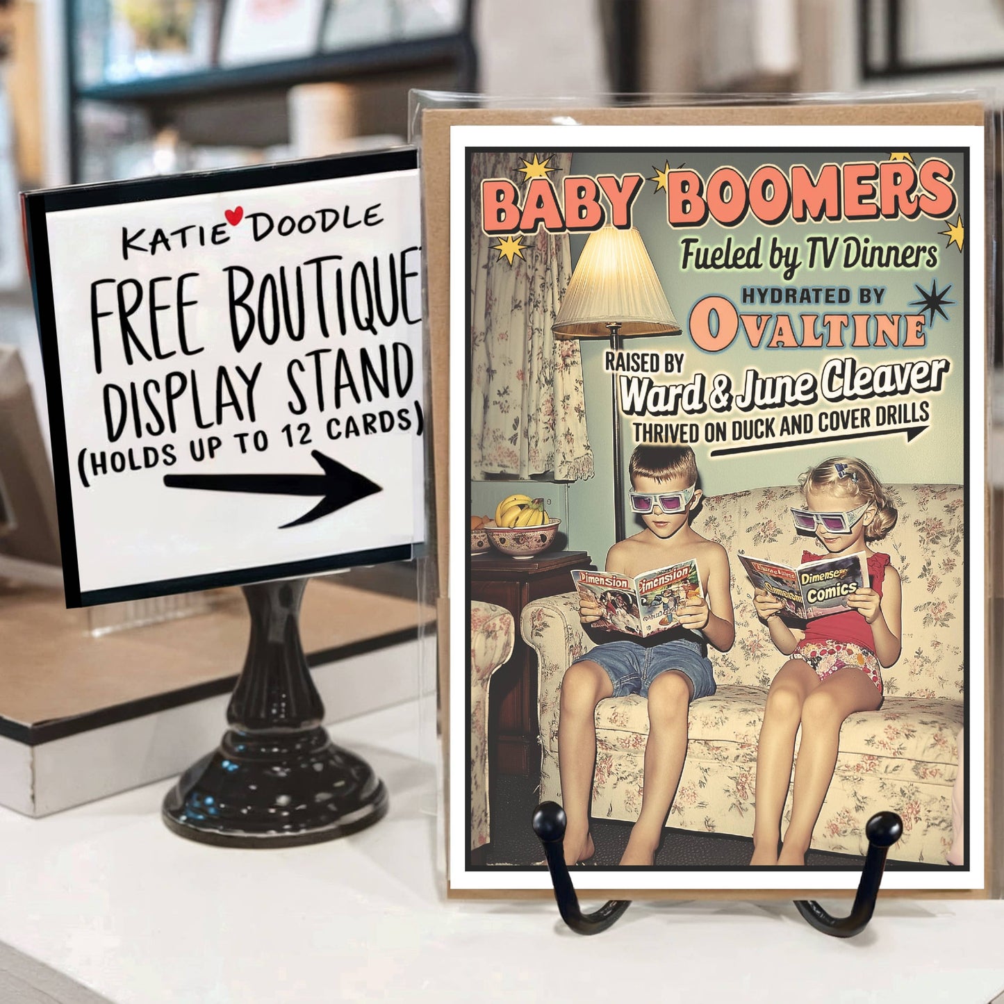 Funny Cards for Birthday, Mothers Fathers Day (Baby Boomer)