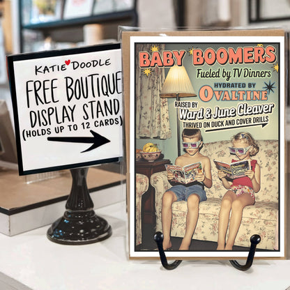 Funny Cards for Birthday, Mothers Fathers Day (Baby Boomer)