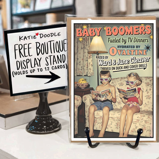 Funny Cards for Birthday, Mothers Fathers Day (Baby Boomer)