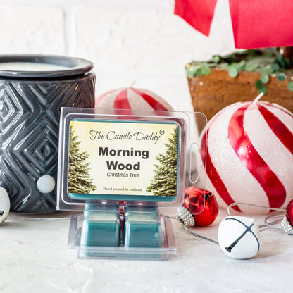 Morning Wood - Funny Christmas Tree Scented - Blue Spruce