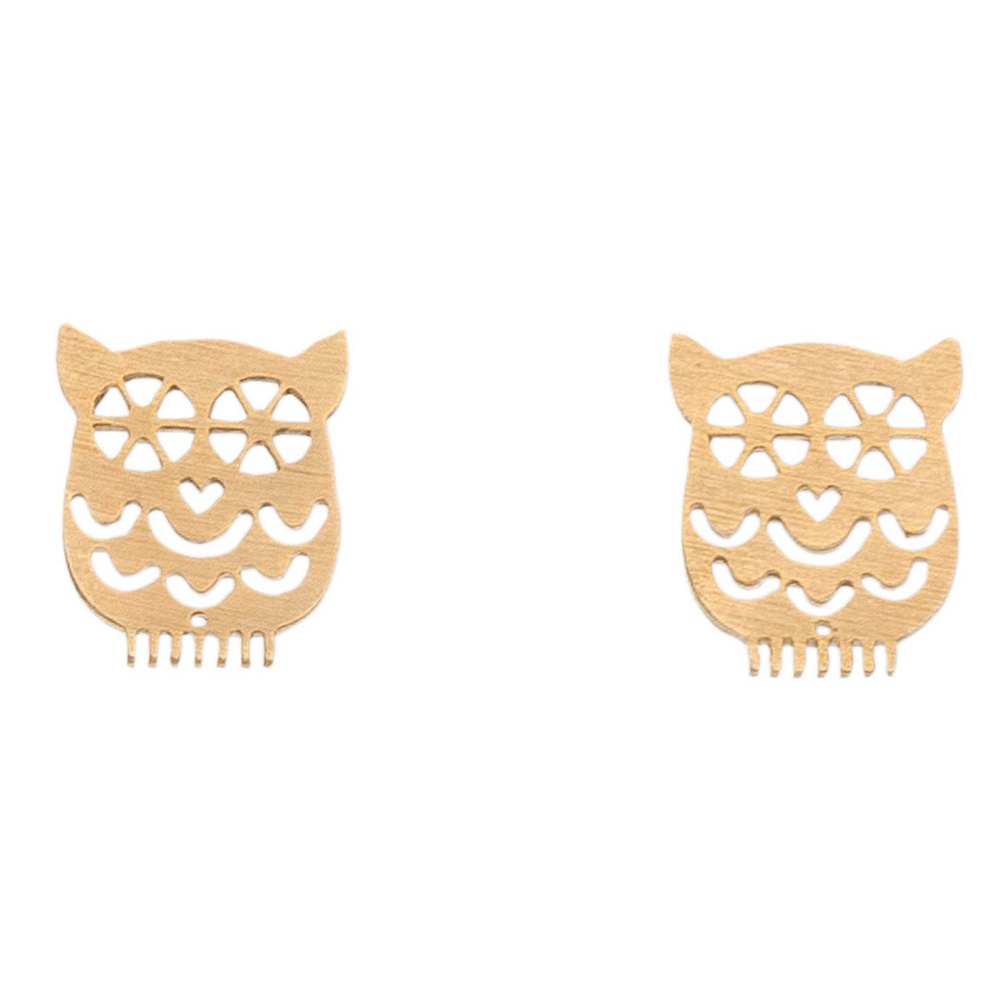 Sale - Stud Buds Cutout Owl Earrings