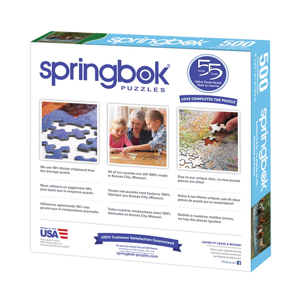 Summer Creek 500 Piece Jigsaw Puzzle