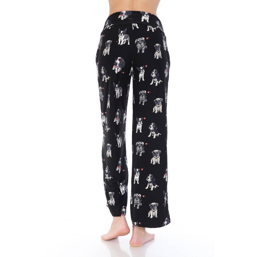 Buttery Soft Print Pajama Pants with Drawstring
