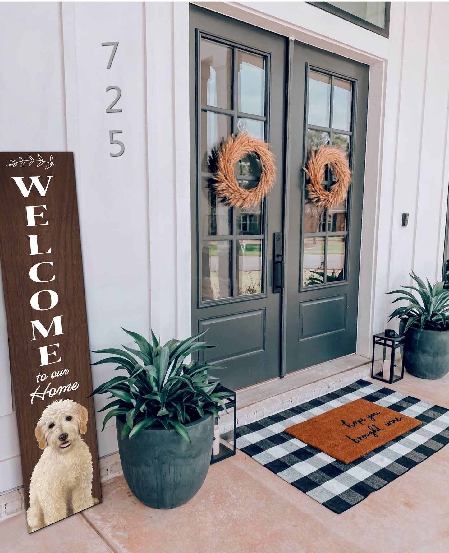 Goldendoodle Welcome sign