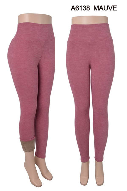 A6138 WINTER LEGGINGS THICKER FLEECE INSIDE 12PCS/PACK