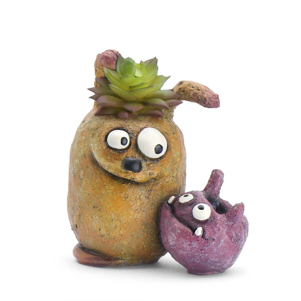 Bloomies Best Buds Blobhouse Planter - Yellow / Pink