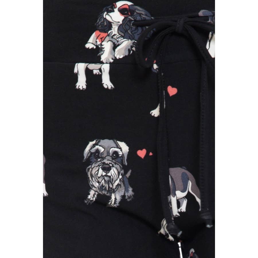 Buttery Soft Print Pajama Pants with Drawstring