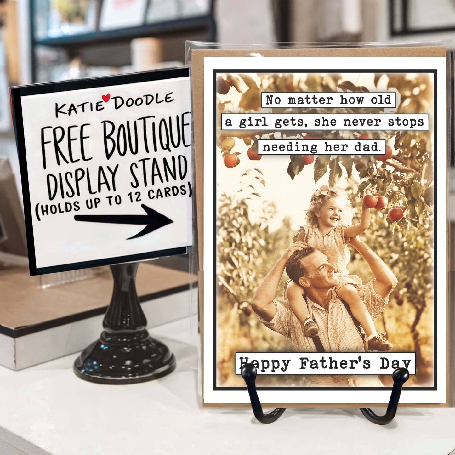 Handmade Fathers Day Card | Free Display | Fathers Day Gifts