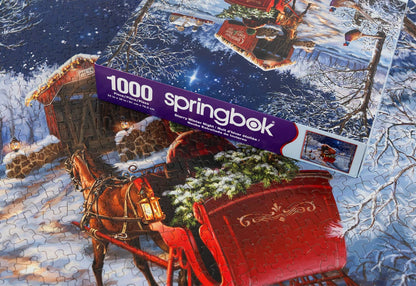 Starry Winter Night 1000 Piece Jigsaw Puzzle