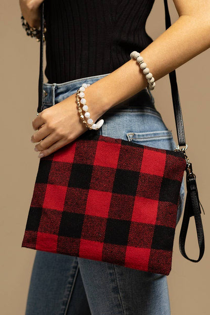 Buffalo Check Crossbody Bag