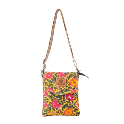 Rosé Carnival Crossbody Bag in Peony Gold