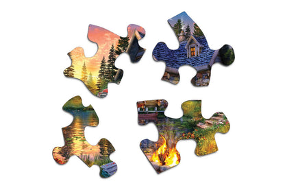 Sun Kissed Cabin 500 Piece Jigsaw Puzzle