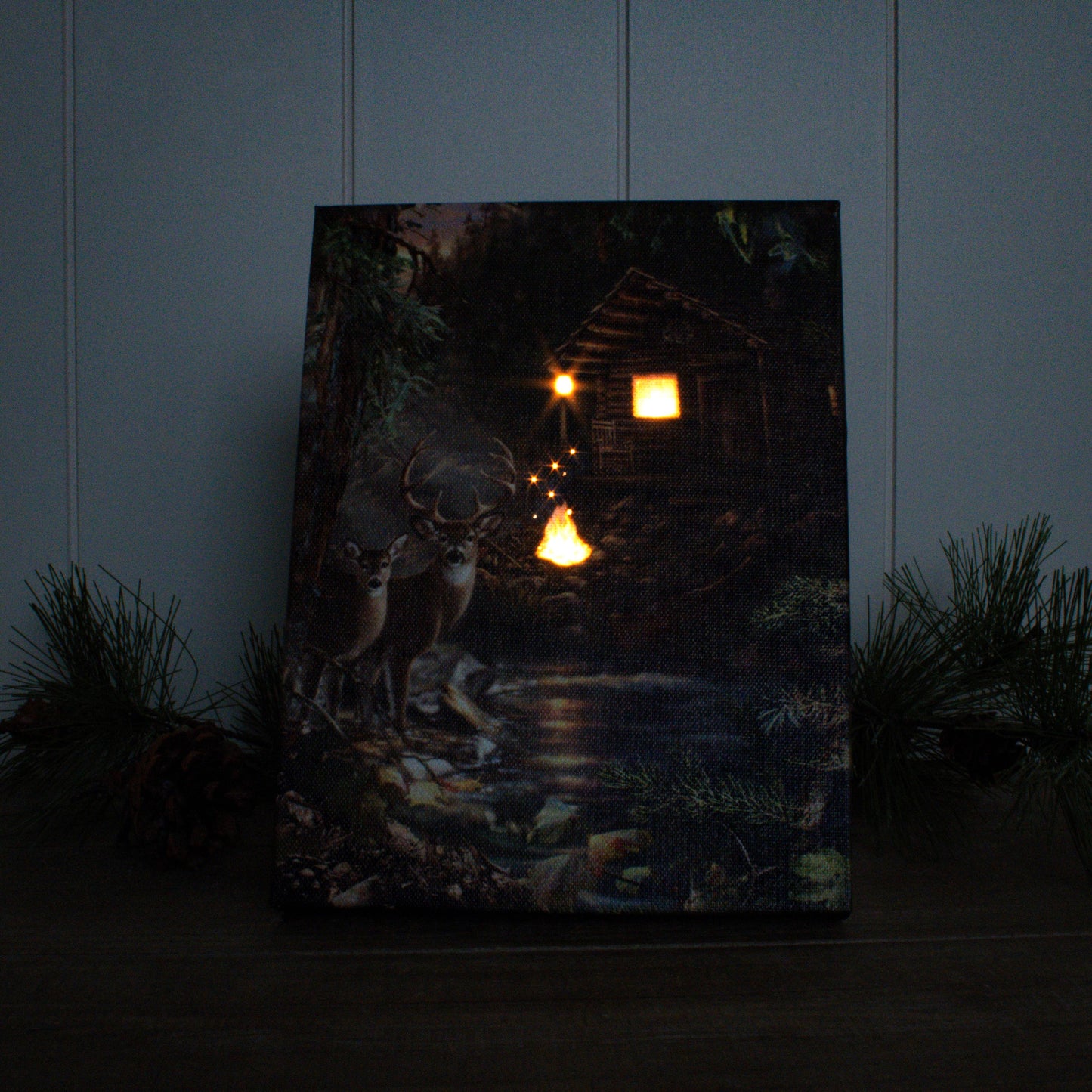 Deer Creek 8x6 Lighted Tabletop Canvas