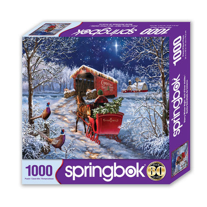Starry Winter Night 1000 Piece Jigsaw Puzzle