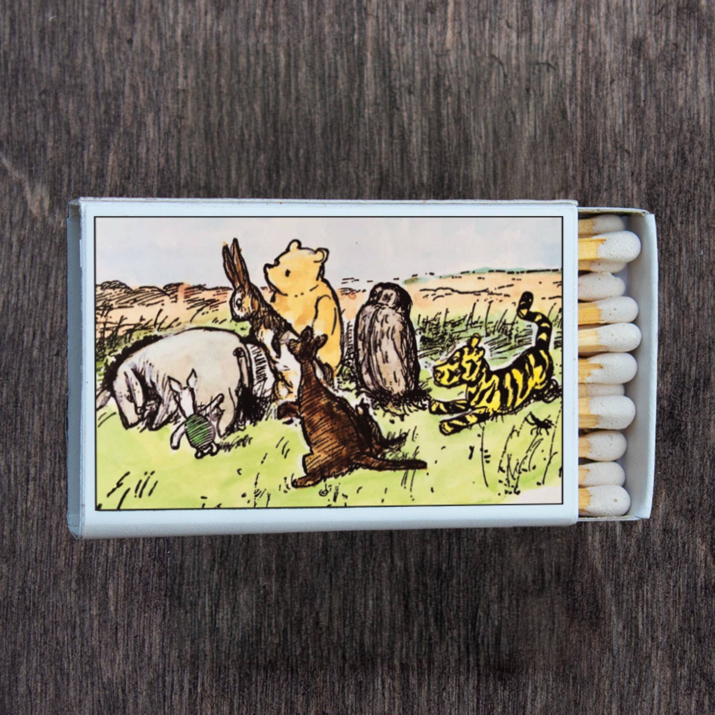 Winnie the Pooh and Friends Matchbox • Candle Acc • Matches