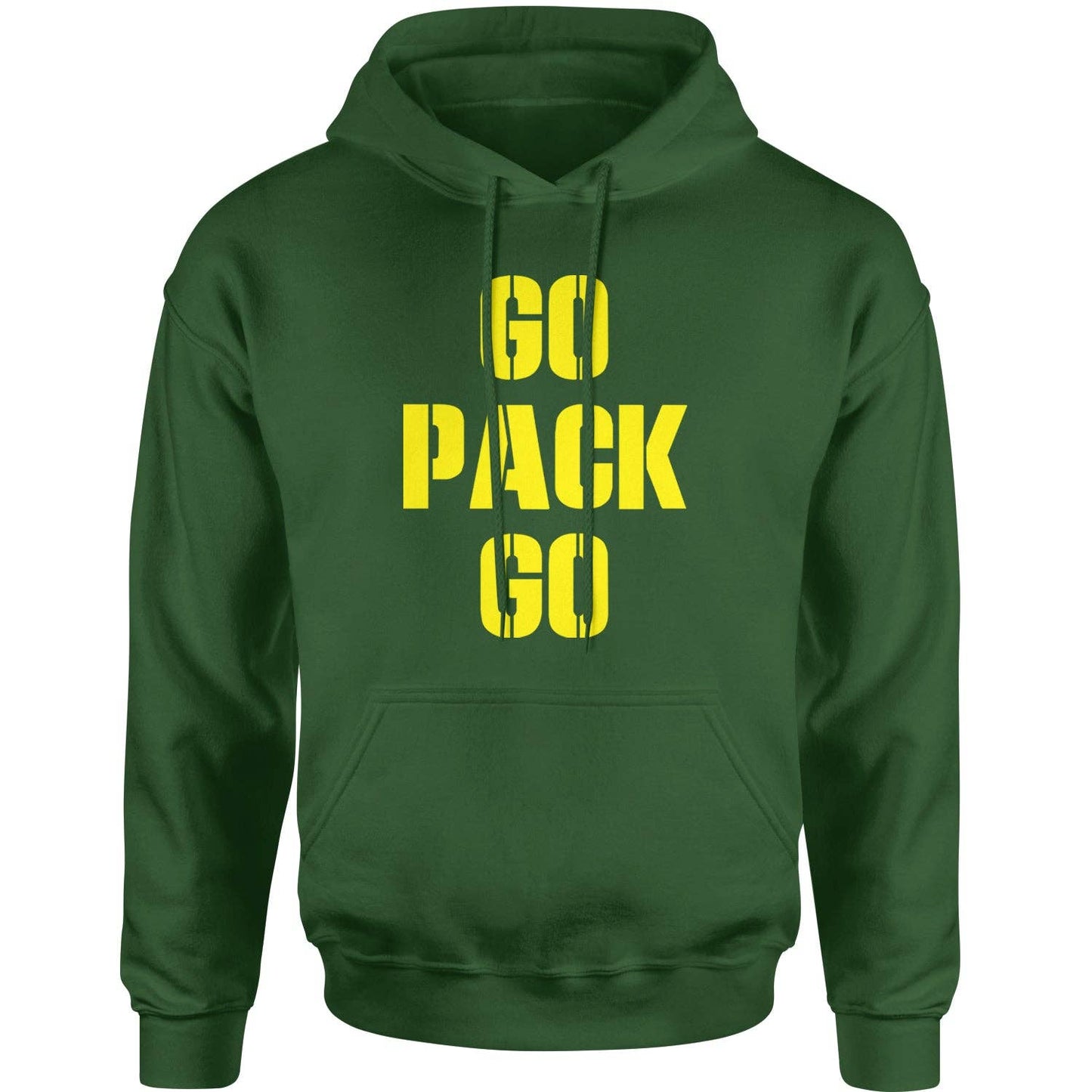 Go Pack Go Green Bay Adult Hoodie Sweatshirt