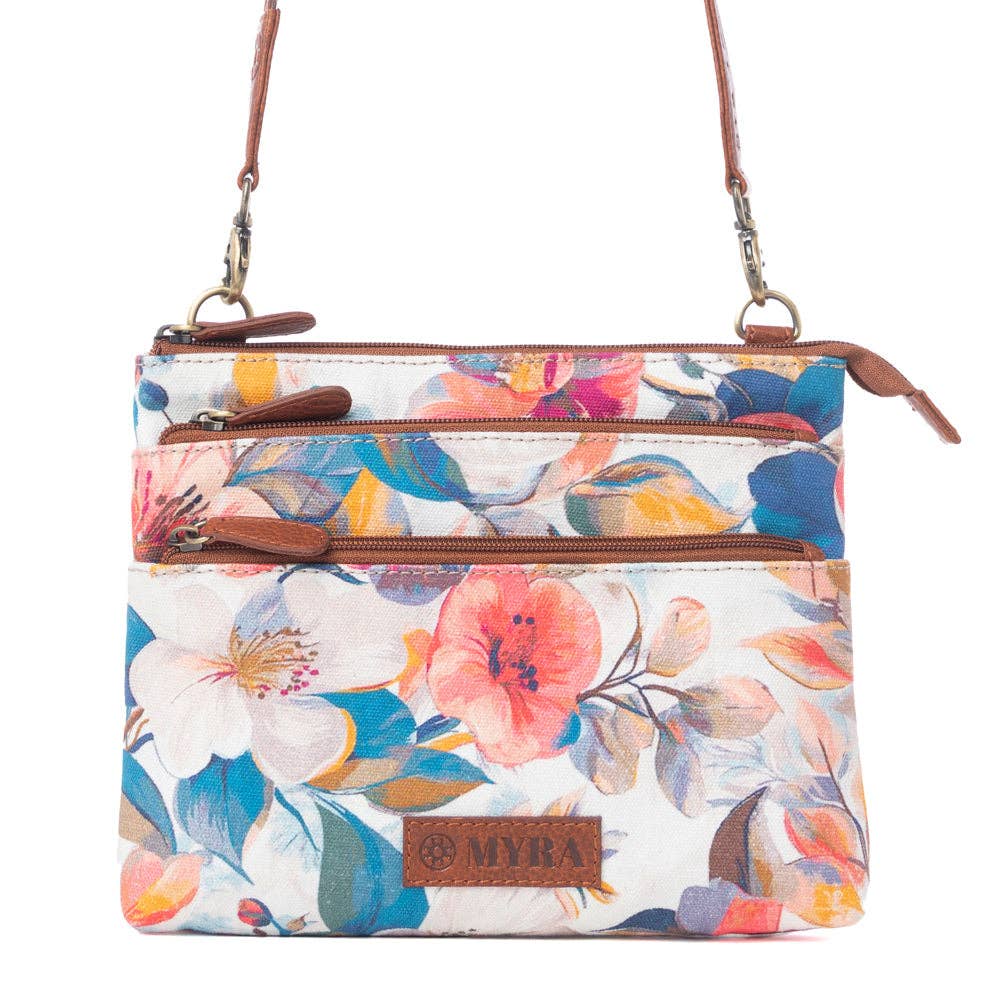 Maple Ridge Cotton & Leather Crossbody Bag Variant Combo