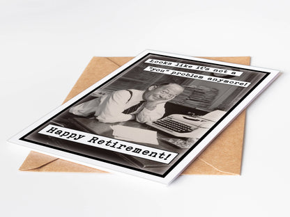 Funny Retirement Card, Retirement Gifts | Handmade in USA
