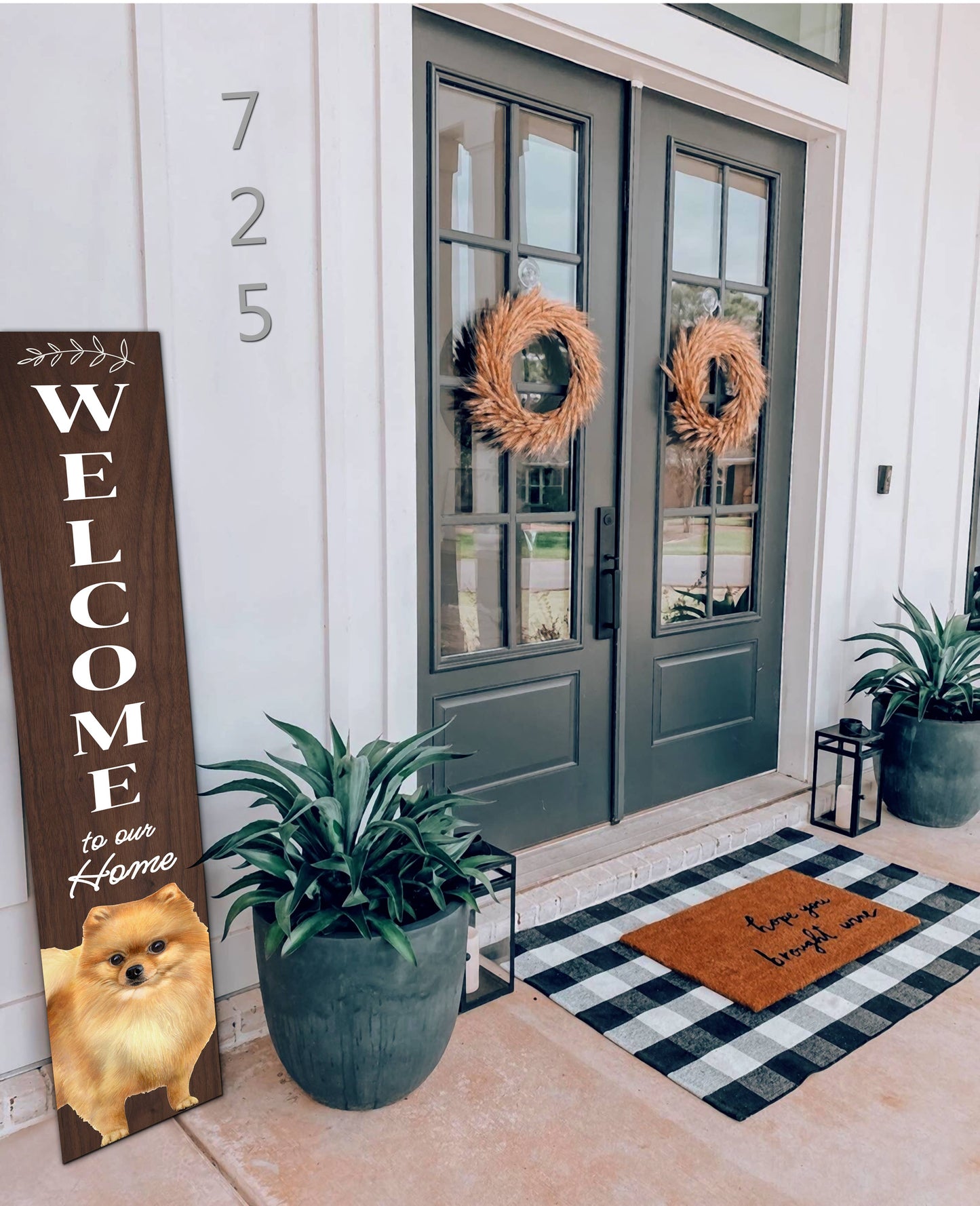Pomeranian Welcome sign