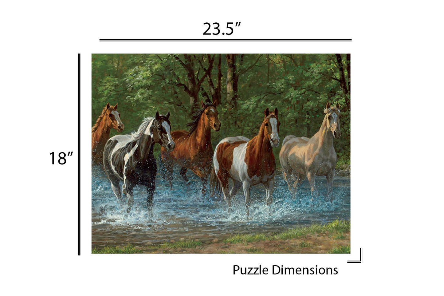 Summer Creek 500 Piece Jigsaw Puzzle