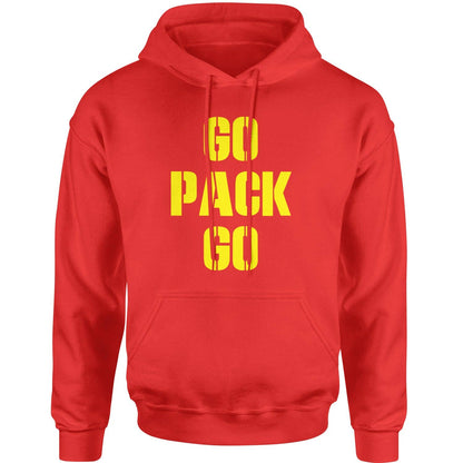 Go Pack Go Green Bay Adult Hoodie Sweatshirt