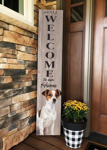 Jack Russell Terrier Welcome Sign